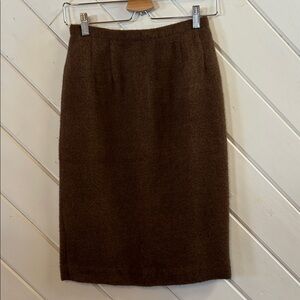 SYNONYME BY GEORGE RECH Vintage Alpaca and Wool Skirt